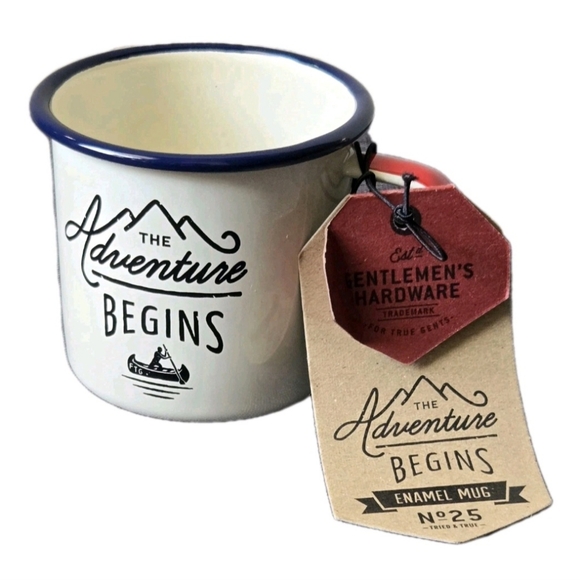 Gentlemen's Hardware Adventure Enamel Mug - Picture 1 of 6